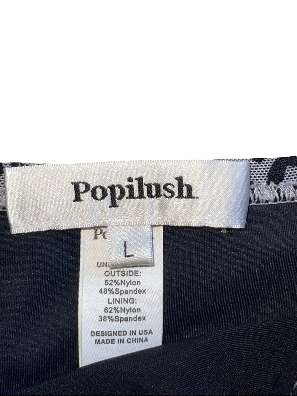 Shapewear Popilush Leopard Ruched High-Waist Tummy Control Bikini Bottom size L - Picture 5 of 5